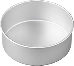 Wilton Aluminum Round Cake Pan, 8 x 3-Inch, Silver