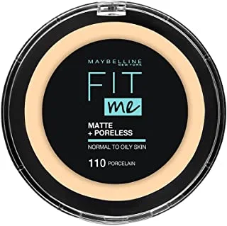 Maybelline New York Fit Me Matte And Poreless Powder, 110 Porcelain