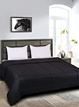 Home Town AW21NSCO010 Comforter, Single Size - Black