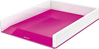 Leitz Letter Tray Wow Dual Color Pink