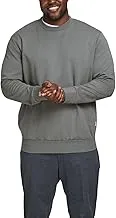 Jack & Jones Men Plus Crew Neck Sweatshirt- L-XXL- Sedona Sage