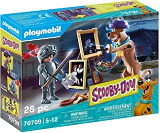 Playmobil SCOOBY-DOO! 70709 Adventure with Black Knight, for Children Ages 5