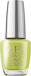 OPI Nail Polish, Infinite Shine Long-Wear Lacquer, Pear-adise Cove, Green Nail Polish, 0.5 fl oz