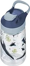 Contigo Gizmo Sip kids’ drinking bottle; BPA-free, robust water bottle; 100% leak-proof; intuitive drinking at the press of a button; easy-clean; ideal for preschool, daycare, school, sports; 14 oz