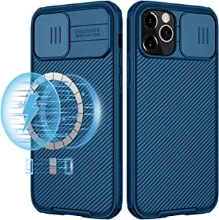 Nillkin Camshield Pro Magnetic Case Back Cover For Apple Iphone 12 Pro Max, Blue