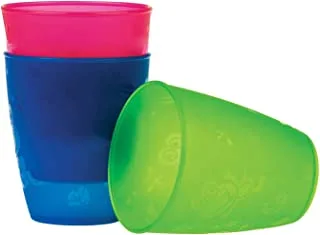 Nuby Drinking Tumbler 3-Piece Set For 12M+ Babies