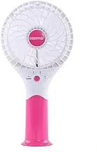 Geepas Rechargeable Mini Fan – Personal Portable Fan with 3 Speed Options – Quiet Electric USB Travel Fan for Office, Home and Travel Use (5V USB) – 8 Hours Working (Low Speed) –2 Year Warranty