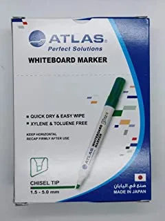 Whiteboard Marker Chisel Green