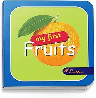 Panther Board Books Fruits 12 Pages In Hard Cover 8.5X8.5Cm, Multicolor, Ty6309
