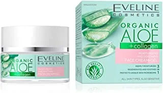 Eveline Organic Aloe+Collagen Moisturizing & Soothing Face Cream-Gel 50ml