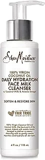 Sheamoisture 100% virgin coconut oil daily hydration face milk cleanser | 4 fl.oz.