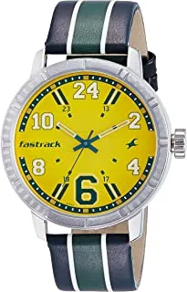 Fastrack Varsity Analog Silver Dial Men's Watch 3178SL02 / 3178SL02