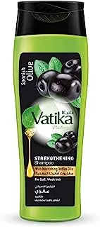 Vatika Naturals Spanish Olive Strengthening Shampoo 200ml | Moisture Soft Hair | For Dull and Weak Hair