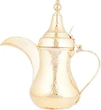 Al Saif Brass Arabic Traditional Dallah Size: 52OZ, Color: Gold, K57435/52