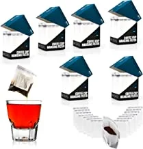 Disposable Drip Coffee Filter Paper Bag Portable Hanging Ear Single Serve Hygienic Travel Camping Tea Tools اكياس تصفية الاعشاب والقهوة فلتر والشاي (White, 300)