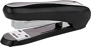 Max Ergonomic Style Standard Stapler with 30 Sheets Capacity, Small, Black/Silver