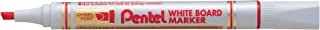 Pentel 4.5Mm Chisel Tip White Board Marker Every Day Use - Red