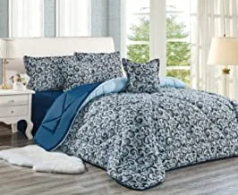 Paisley Comforter Set By Moon- 6 Pieces, King Size, No.09
