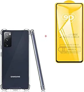 جراب لهاتف Samsung Galaxy S20 FE ، جراب شفاف مع 4 [امتصاص الصدمات] زوايا صلبة من البولي يوريثان الصلب الخلفي لهاتف Samsung Galaxy S20 FE 5G ، شفاف