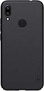 Xiaomi redmi note 7 nillkin super frosted shield hard case anti-fingersprint, with protective case for redmi note 7 cover black