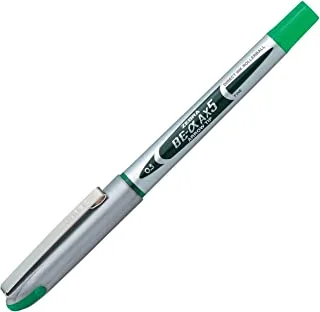 قلم حبر سائل زيبرا BE-AX5 0.5 مم ، أخضر