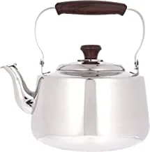 Al Saif Stainless Steel Tea Kettle With Strainer Size: 7 Liter, Color: Silver
