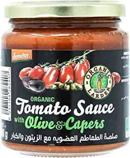 Organic Larder Olive & Capers Tomato Sauce, 300 G