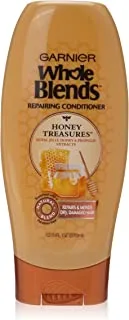 Garnier Whole Blends Repairing Conditioner Honey Treasures, Damaged Hair, 12.5 Fl. Oz. (Pack of 2)