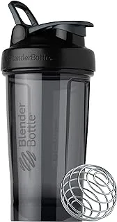BlenderBottle 500706 Pro Series Shaker Bottle, 32-Ounce, Pebble Grey 24-Ounce 500720