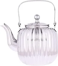 Al Saif Stainless Steel Tea Kettle With Mirror Finishing Size: 1.5 Liter, Color: Silver