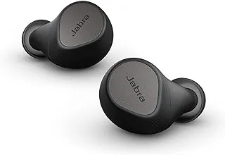 Jabra elite 7 pro in ear bluetooth earbuds - adjustable active noise cancellation true wireless buds in a compact design with jabra multisensor voice technology for clear calls - titanium black