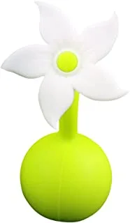 Haakaa Silicone Breast Pump Flower Stopper, White, 12.1 G