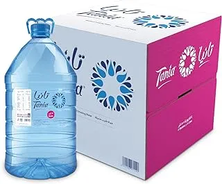 Tania Bottle Drink Water, 4 X 5 Ltr, Clear