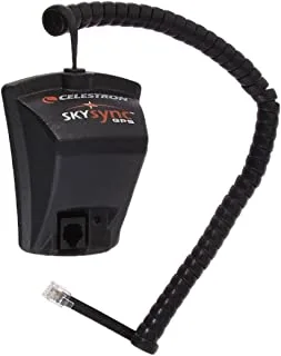 Celestron-SkySync Telescope GPS Accessory – Automatically Updates your Telescope with 16-channel GPS Data, Time, and Date - Save Time & Improve the Accuracy of your Telescope Alignment, Black (93969)