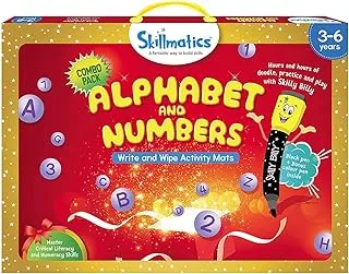 لعبة تعليمية: الحروف الأبجدية والأرقام ، Skillmatics ، متعددة الألوان ، SKILL25ANB