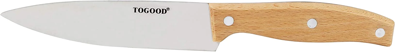 Berger Stainless Steel 6Inch Wooden Chef Knife With Wooden Handle, Bd-Wdkv-10