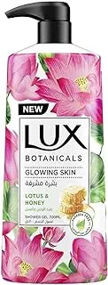 Lux Botanicals Perfumed Body Wash, For all skin types with Lotus & Honey. Hygiene properties to effectively wash away germs, 700ml