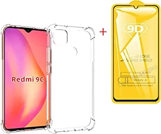 Crystal Clear Case for Xiaomi Redmi 9C Mobile Case Soft TPU Bumper [4 Corner Protection] Case