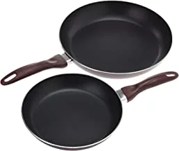 Royalford Non Stick Frying Pan, Twin Pack, Non-Stick Fry Pan Set. Non-Stick Cookware, Value Dual Fry Pan Set