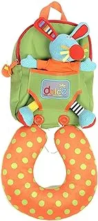 Dolce Dolce Rabbit back pack with neck Support Plush toy, Piece of 1
