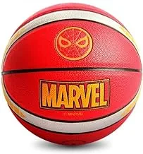 Joerex Basketball Marvel Spiderman 19023-S, For Indoor Or Outdoor Playground Hoops - Size 7, Multicolor