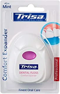موسع خيط تنظيف الأسنان الاحترافي من تريزا ، بالنعناع 40 م