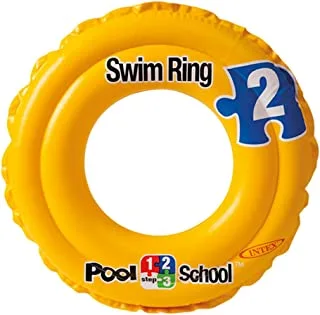 Intex-Pool School Deluxe Swim Ring (51Cm) Age 3To6