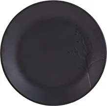 Servewell Melamine Horeca Black Embossed Plate 19Cm