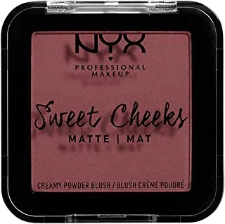Nyx Professional MakEUp Sweet Cheeks Creamy Powder Blush Matte, Fig 02