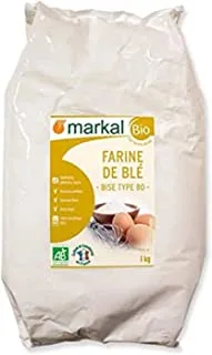 Markal Organic Wheat Flour T80, 1Kg - Pack of 1