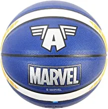 Joerex Basketball Marvel Captain America 19023-T, For Indoor Or Outdoor Playground Hoops - Size 7