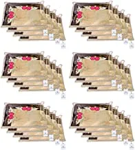 Kuber Industries Non Woven Single Packing Saree Cover 24 Pcs Set (Ivory),Ctknew122
