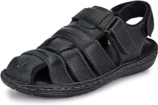 Burwood Men Leather Fisherman Sandals