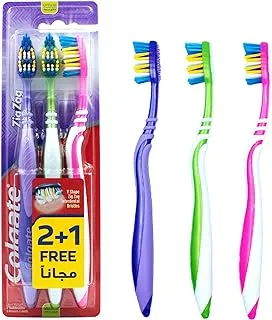 Colgate ZigZag Flexible Multipack Medium Toothbrush- 3pk